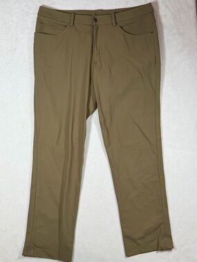 lululemon athletica 36W 30L Classic ABC Perfomance Stretch Chinos in Olive Drab